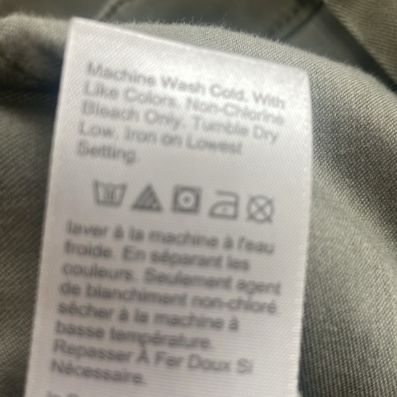 J. CREW Vintage Straight Green Pants Ankle Cropped Business Casual size 27 - Picture 5 of 7